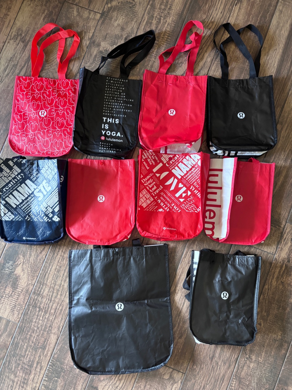 lululemon Lot Of 10 Assorted Bags